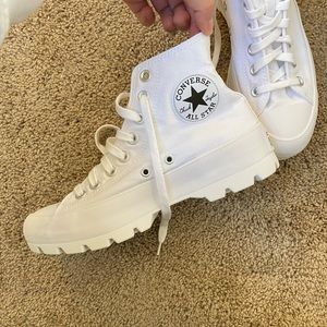 Platform White Converse